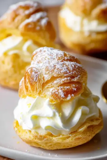 Lemon Cream Puffs