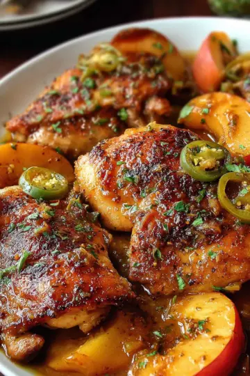 Jalapeno Peach Chicken