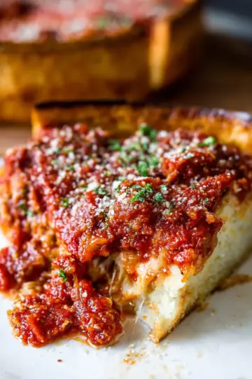 Chicago-Style Deep Dish Pizza