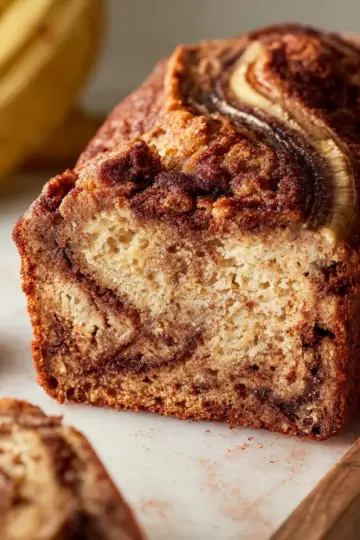 Cinnamon Swirled Banana Bread