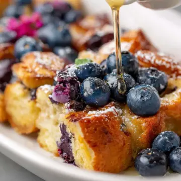 Blueberry French Toast Casserole