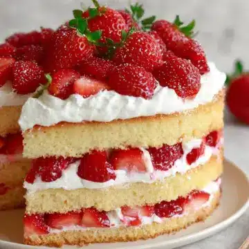 Strawberry Shortcake Cake