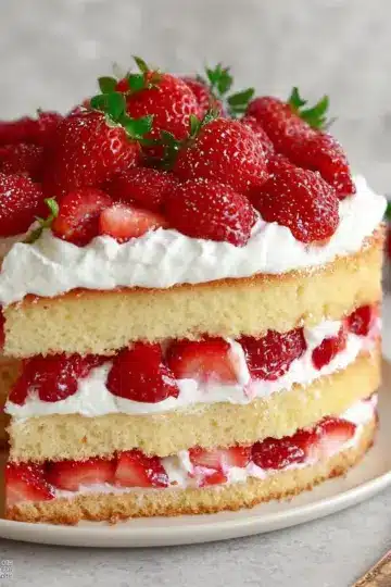Strawberry Shortcake Cake