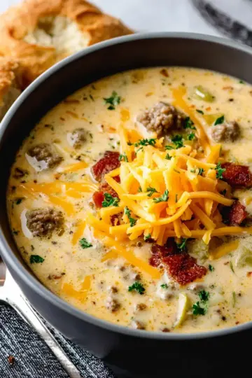 Award Winning Cheeseburger Soup