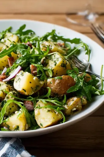 Potato Salad With Arugula & Dijon Vinaigrette