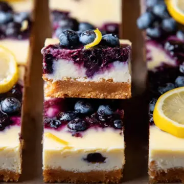 Lemon Blueberry Cheesecake Bars