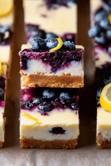 Lemon Blueberry Cheesecake Bars