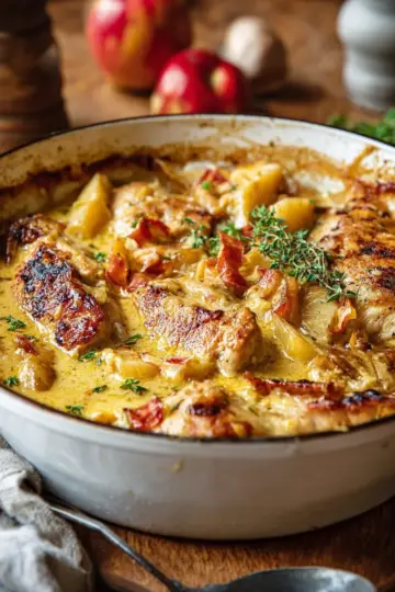 French Chicken Casserole a la Normande