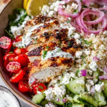 Greek Chicken Bowls
