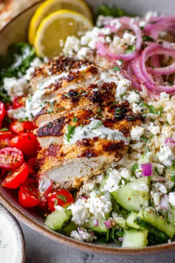 Greek Chicken Bowls