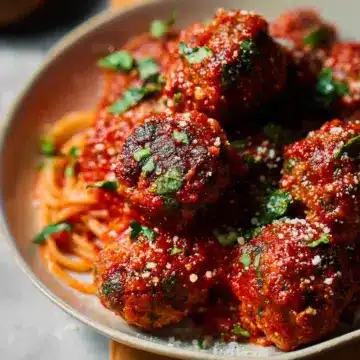 Baked Italian Meatballs