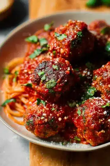 Baked Italian Meatballs