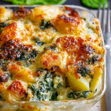 Spinach Potato Casserole