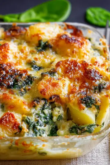 Spinach Potato Casserole