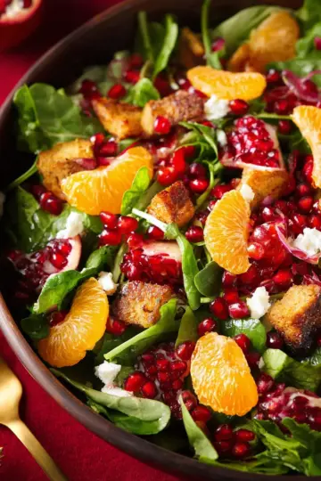 Best Christmas Salad with Pomegranate