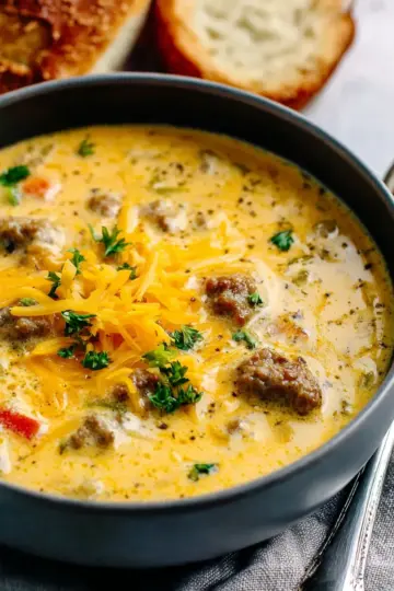 Award Winning Cheeseburger Soup