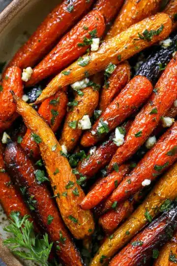 Honey Balsamic Roasted Carrots
