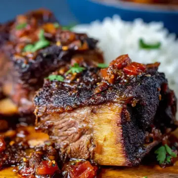 Caramelized Slow Roast Asian Beef Short Rib