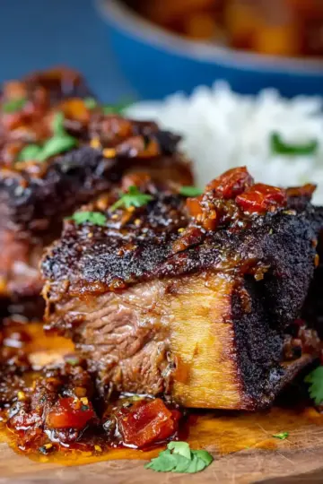 Caramelized Slow Roast Asian Beef Short Rib