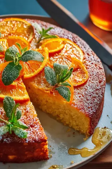 Orange Olive Oil Cake with Cardamom