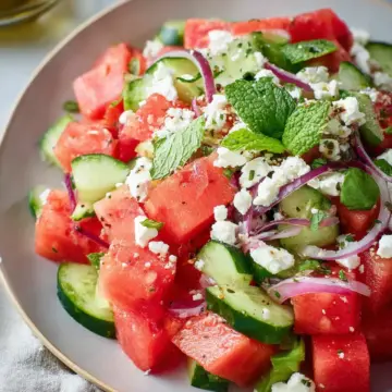Watermelon Salad with Feta