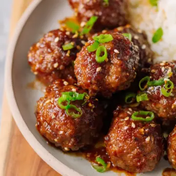 Sweet & Spicy Korean BBQ Meatballs