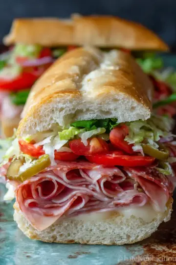 Italian Cold Cut Sub Sandwich