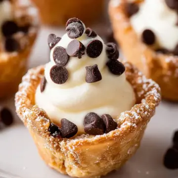 Mini Cannoli Cups