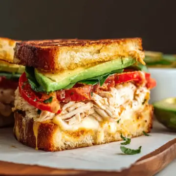 Chipotle Chicken Avocado Melt