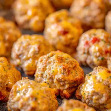Rotel Cream Cheese Sausage Balls