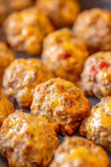 Rotel Cream Cheese Sausage Balls