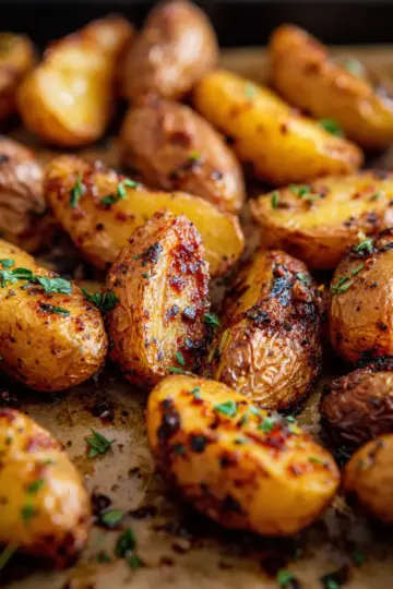 Honey Mustard Roasted Potatoes