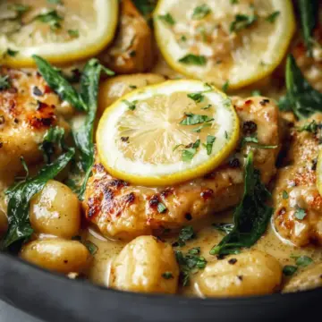 Lemon Chicken Gnocchi