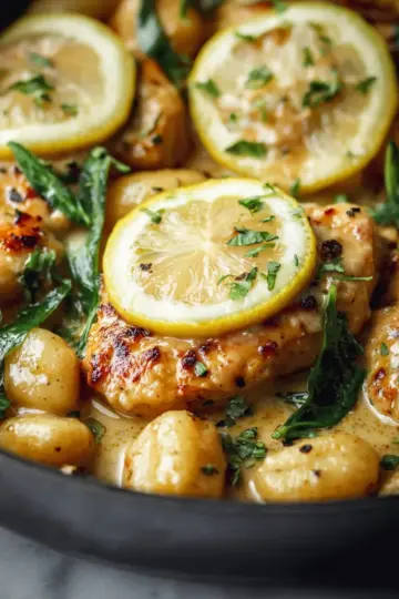 Lemon Chicken Gnocchi