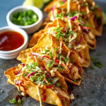 Applebee’s Chicken Wonton Tacos