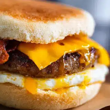 Homemade Sausage and Egg McMuffin