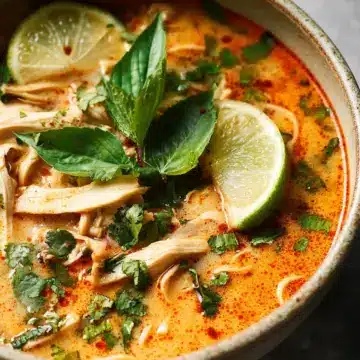 Easy Thai Chicken Curry Soup