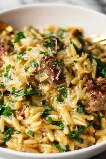 Italian Sausage Orzo