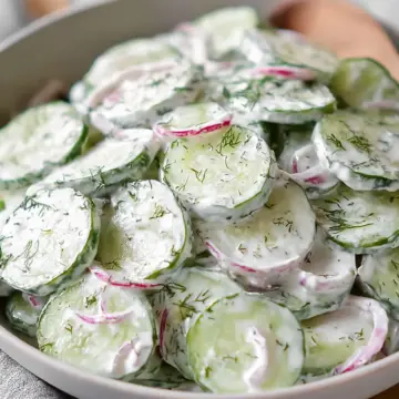 Creamy Cucumber Salad
