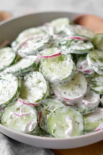 Creamy Cucumber Salad