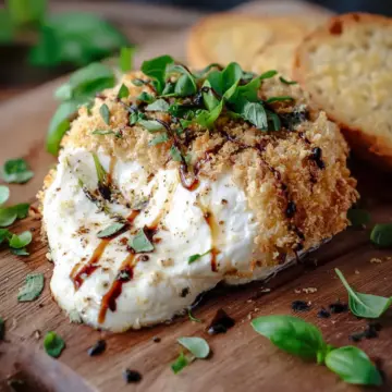Crispy Baked Burrata Cheese