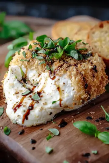 Crispy Baked Burrata Cheese