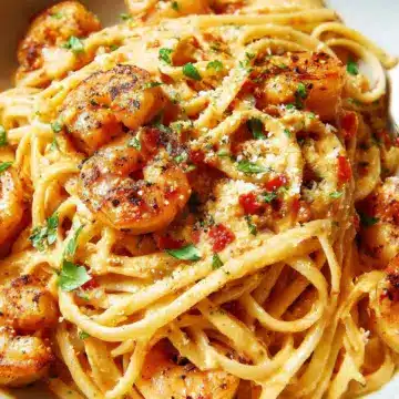 Creamy Cajun Shrimp Pasta