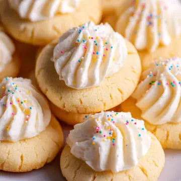 Whipped Shortbread Cookies