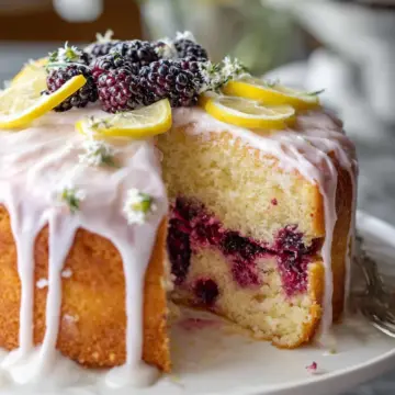 Lemon Blackberry Cake