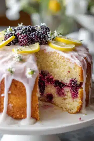Lemon Blackberry Cake