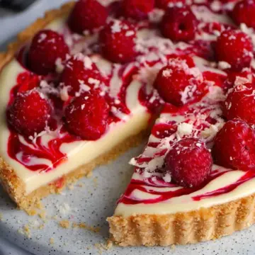 White Chocolate Raspberry Tart