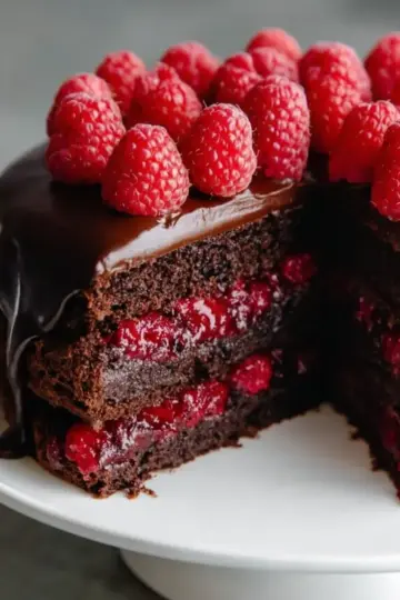 Chocolate Raspberry Cake