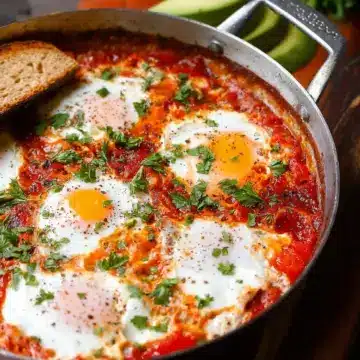 One Pan Shakshuka (Eggs in Hell)
