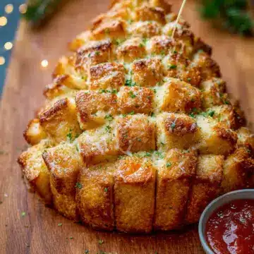 Christmas Tree Pull-Apart Bread